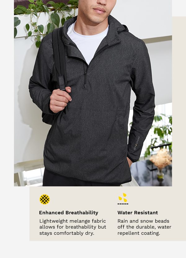 Enhanced breathability | Water resistant