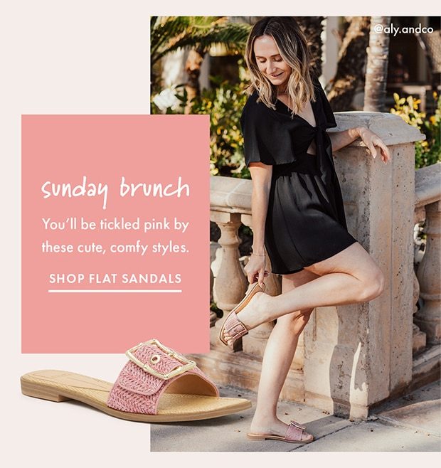 SHOP FLAT SANDALS