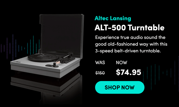 Altec Lansing Turntable | Shop Now