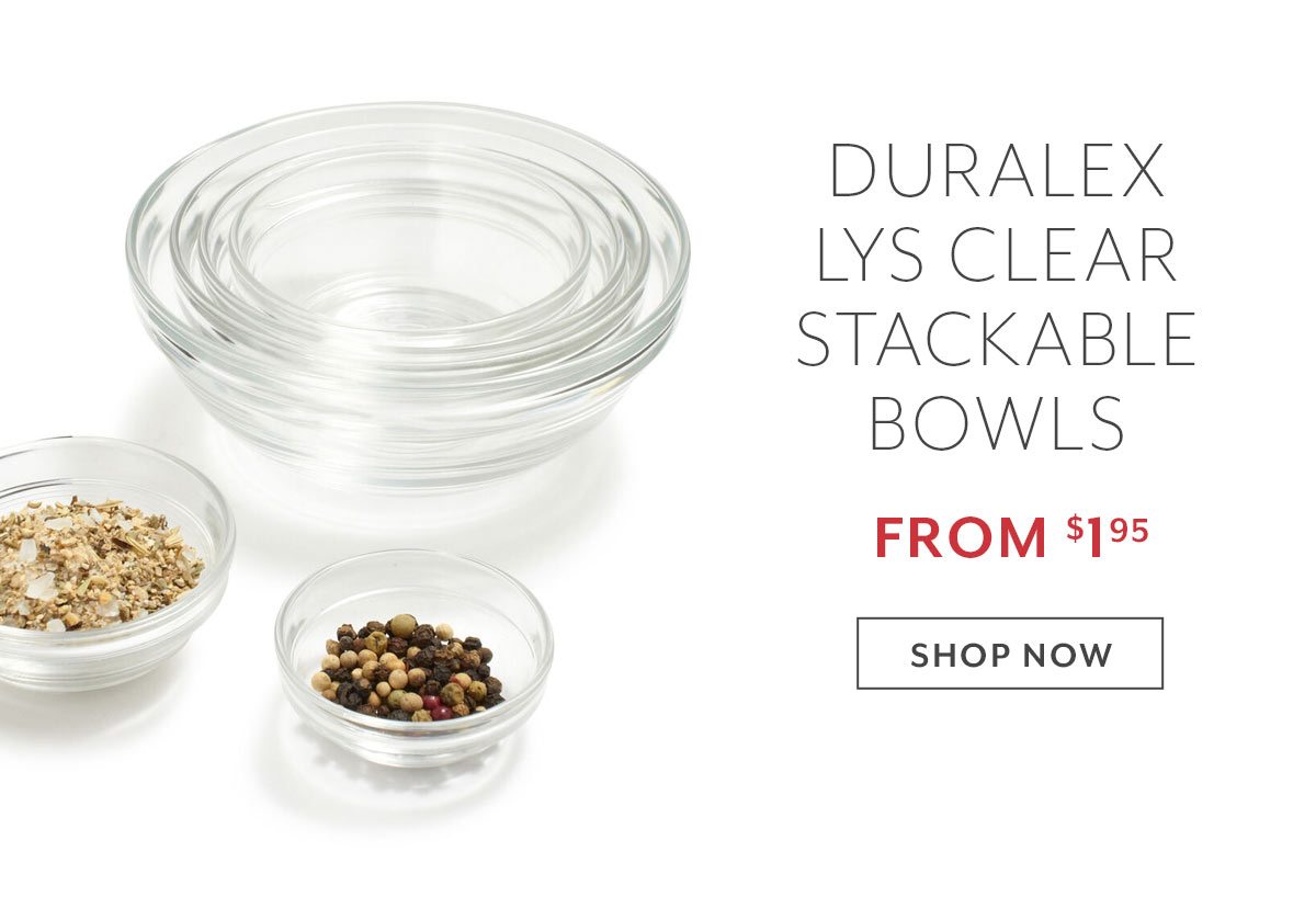Duralex Lys Clear Stackable Bowls