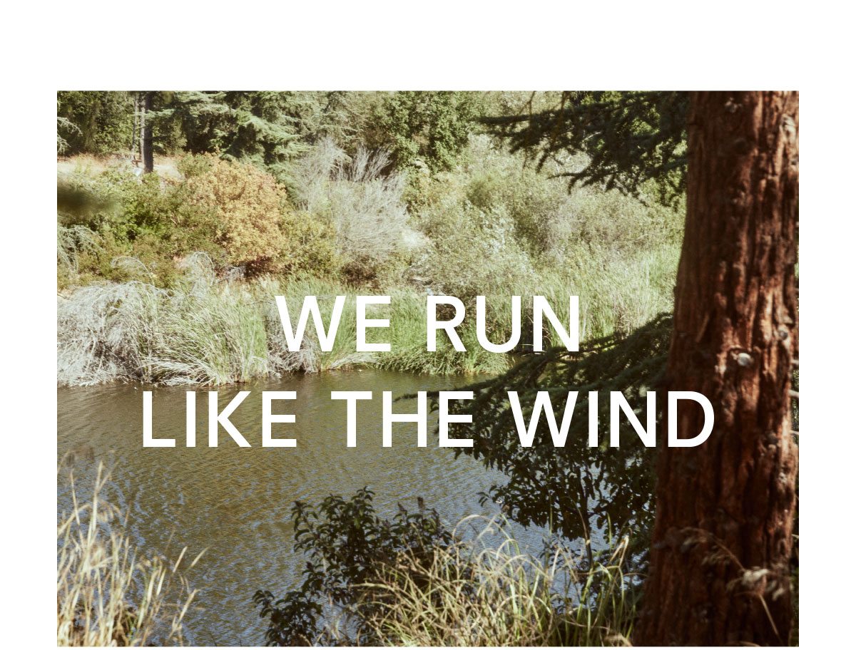 We run like the wind