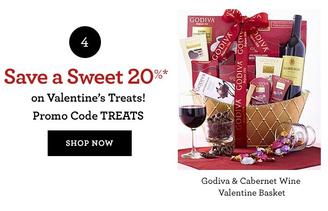 Save a Sweet 20% on Valentine's Treats! Promo Code 20BERRY SHOP NOW 