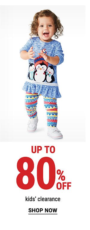 Up to 80% off kids' clearance. Shop Now.