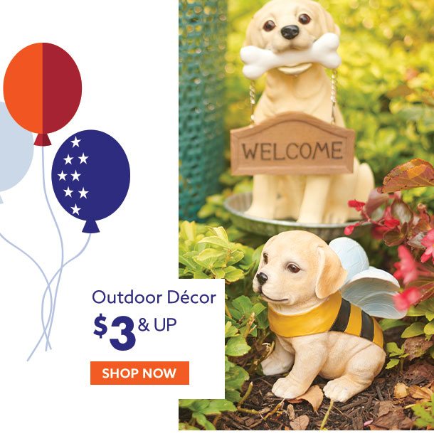 $3 & Up Outdoor Decor
