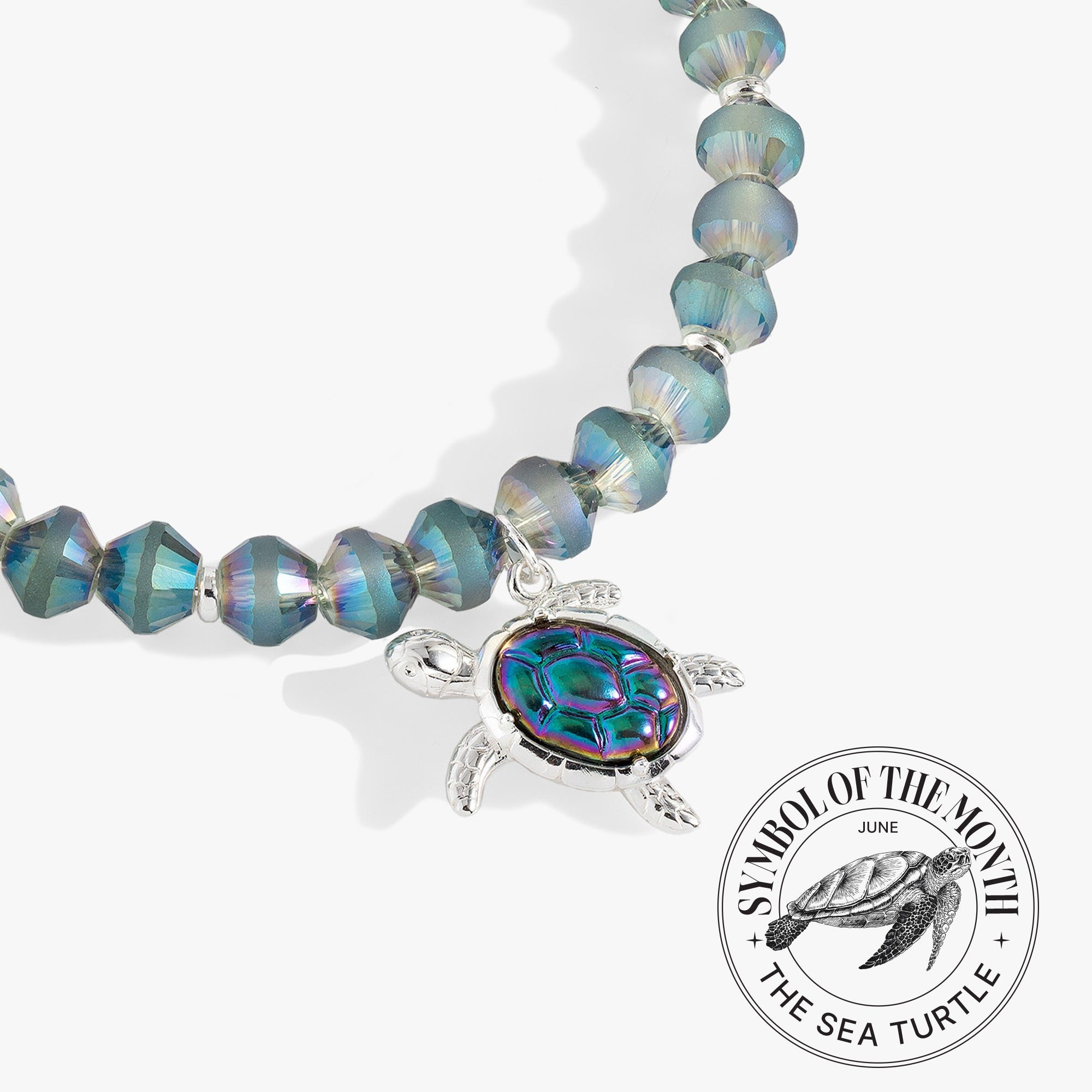 Image of Sea Turtle Beaded Bangle