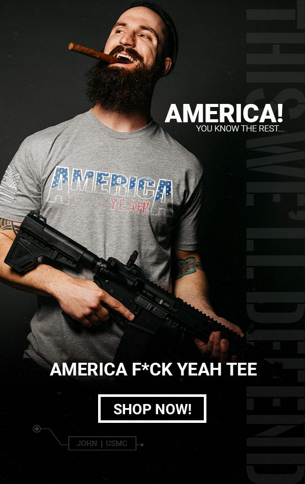 America, Fck Yeah! In Grey...