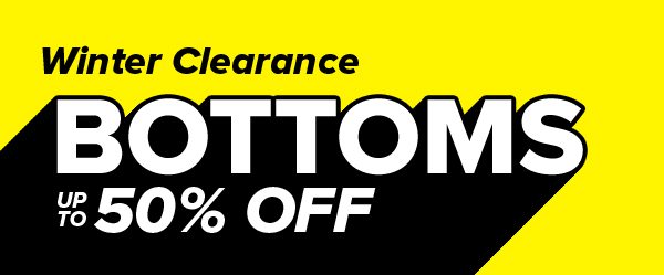 Shop Winter Clearance Bottoms