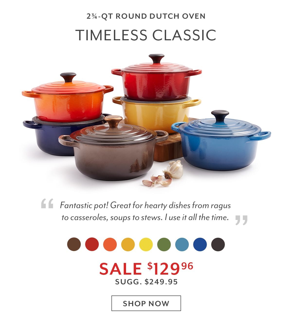 Le Creuset 2¾-QT Round Dutch Oven