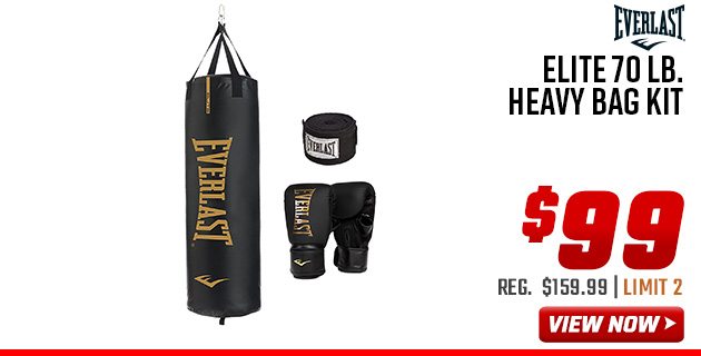 Everlast Elite 70 LB. Heavy Bag Kit 