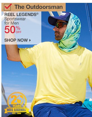 Shop 50% Off Reel Legends for Men