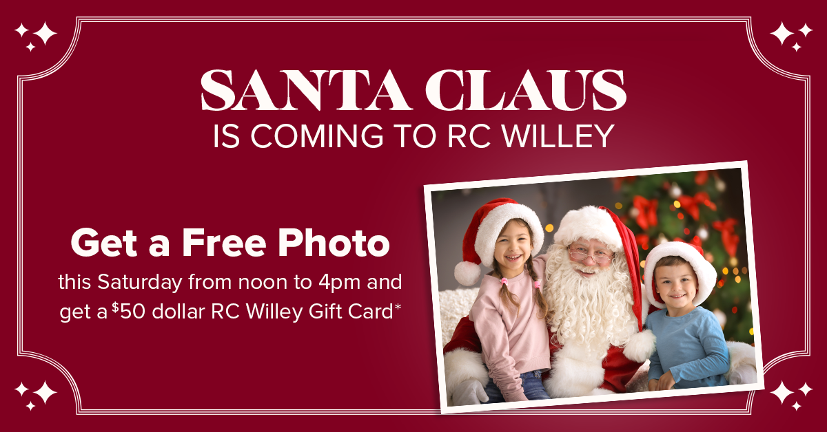 Santa at RC Willey Stripe