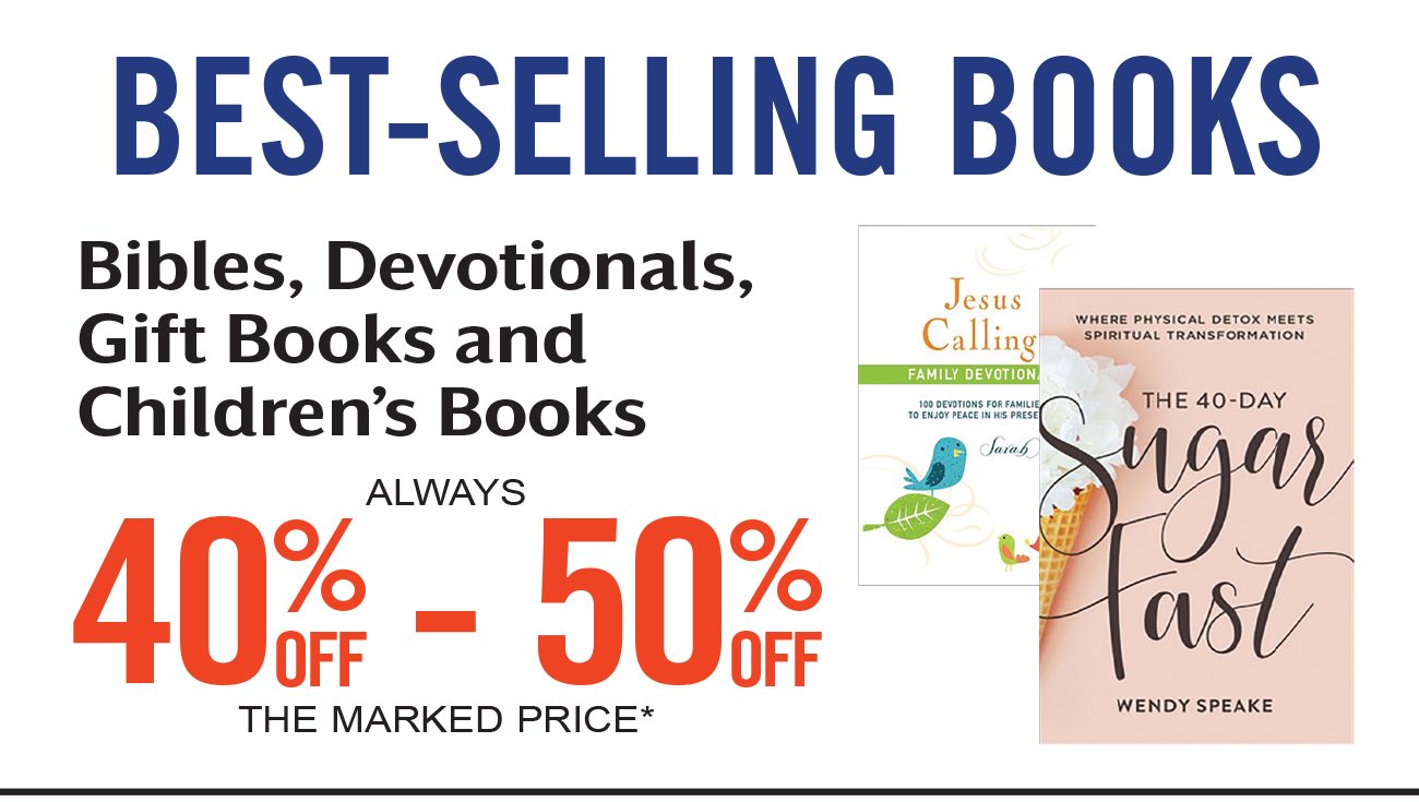 Best Selling Books 40% to 50% Off