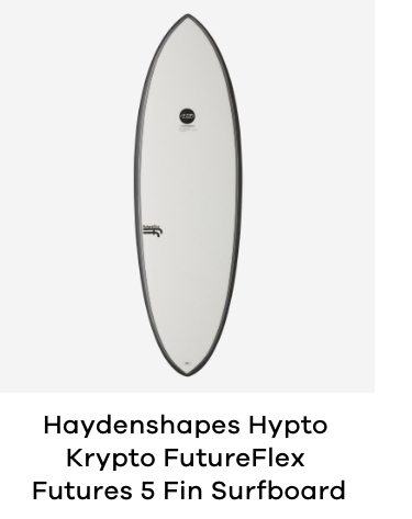 Haydenshapes Hypto Krypto FutureFlex Futures 5 Fin Surfboard
