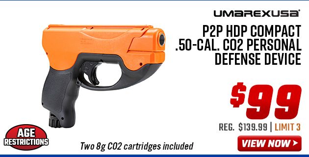 Umarex P2P HDP Compact .50-cal. CO2 Personal Defense Device