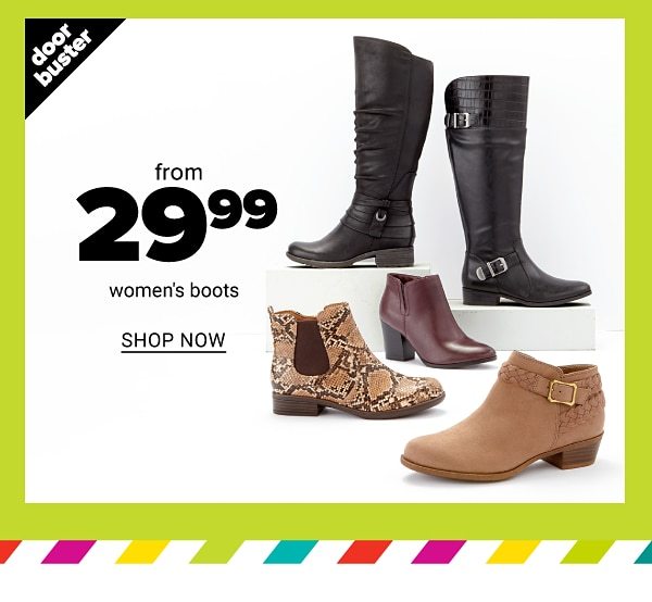 From 29.99 Women's Boots - Shop Now