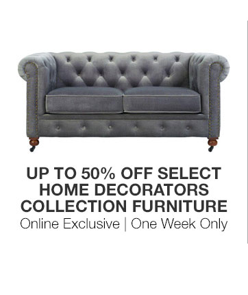 Up to 50% off select Home Decorators Collection furniture