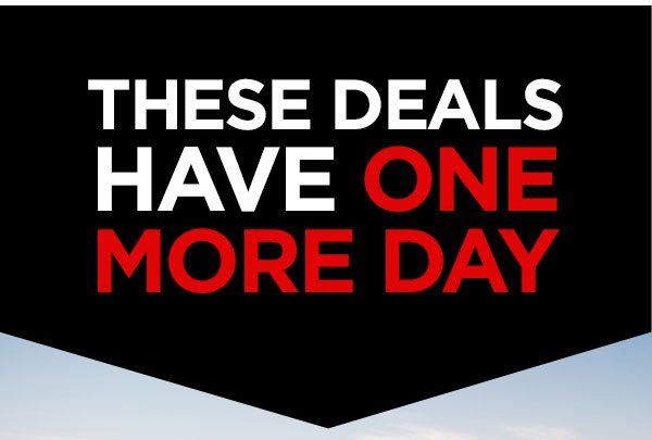 These Deals Have One More Day