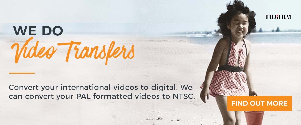 We do Video Transfers - Convert your international videos to digital. We can convert your PAL formatted videos to NTSC.