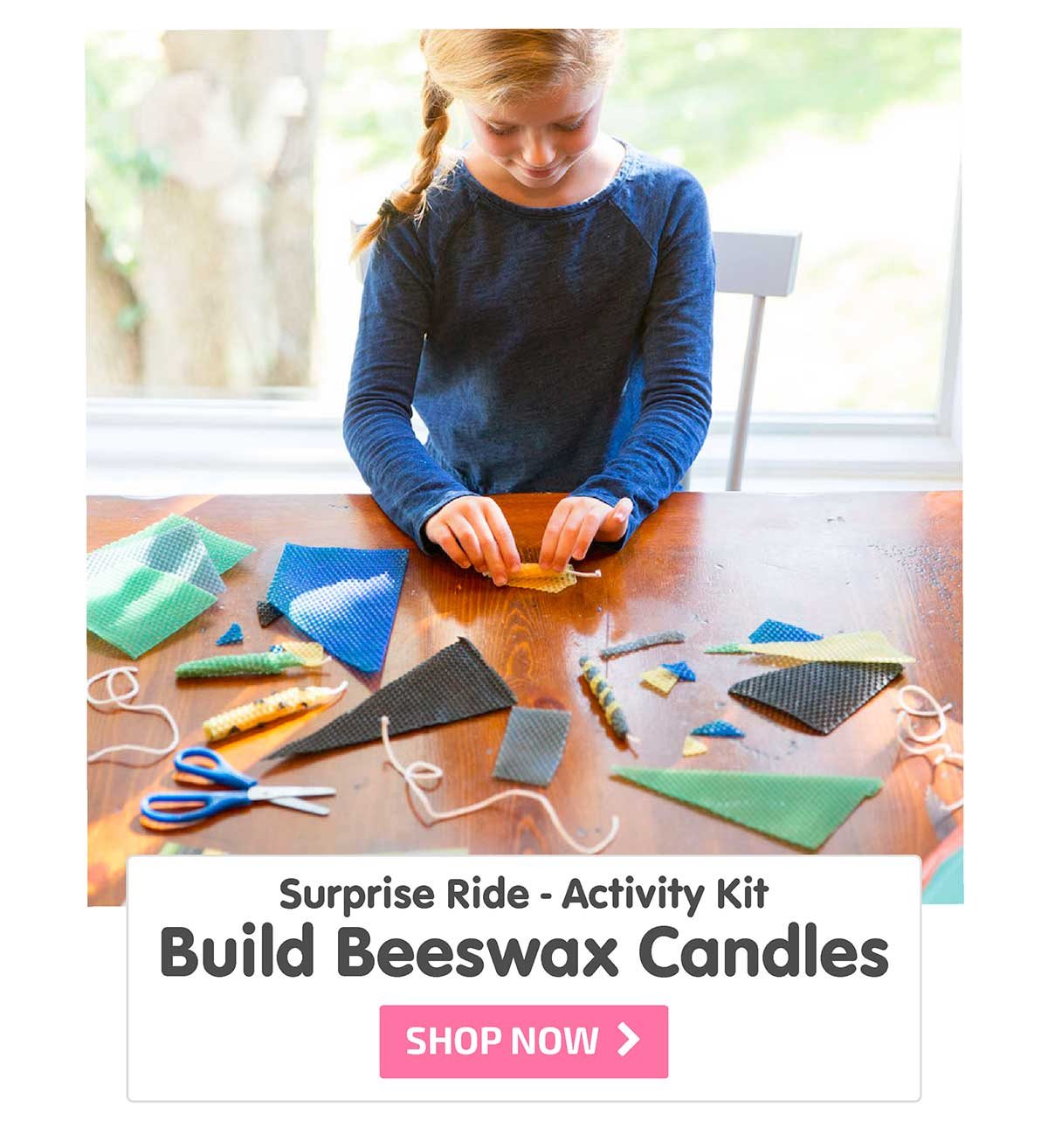 Surprise Ride - Build Beeswax Candles Activity Kit
