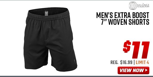Balance Men's Extra Boost 7'' Woven Shorts