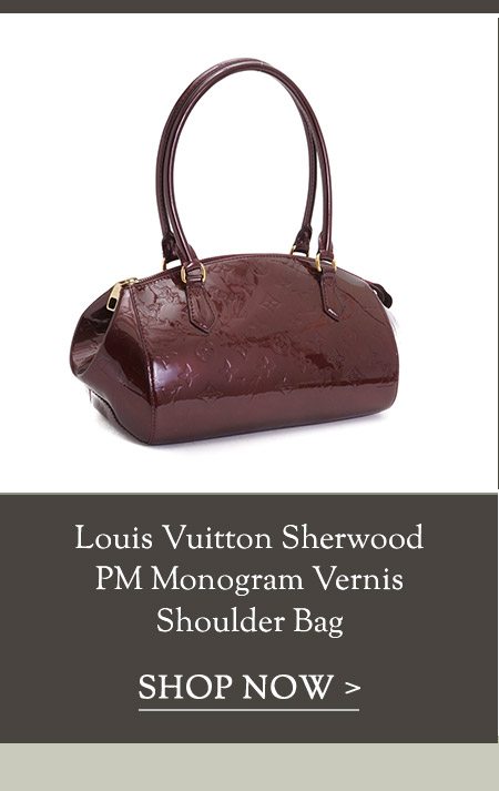 Louis Vuitton Sherwood PM Monogram Vernis Shoulder Bag 