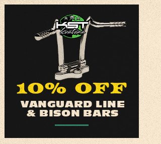 10% off Vanguard Line & Bison Bars