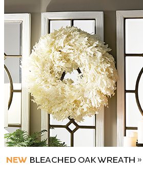 Bleached Oak Wreath