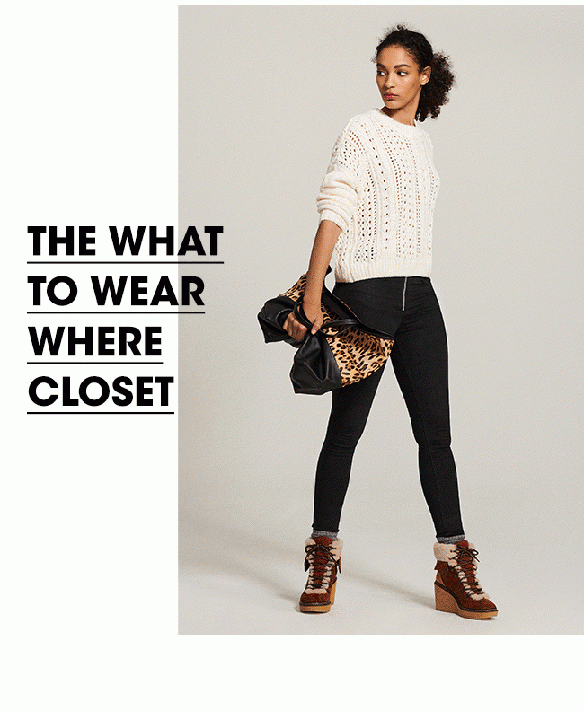 the what tO wear where closet