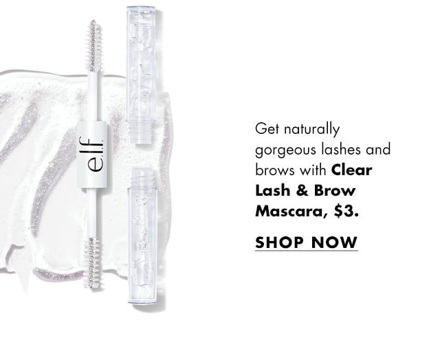 Clear lash & brow mascara