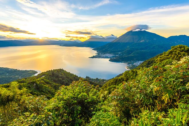 Trek from Antigua to Lake Atitlán and enjoy luxurious safari-style camping.