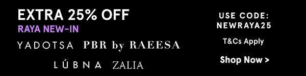 Extra 25% Off Raya New-In