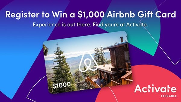 Win a $1,000 Airbnb Gift Card at Activate Virtual