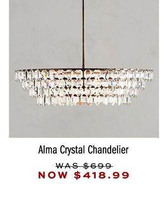 alma chandelier pottery barn