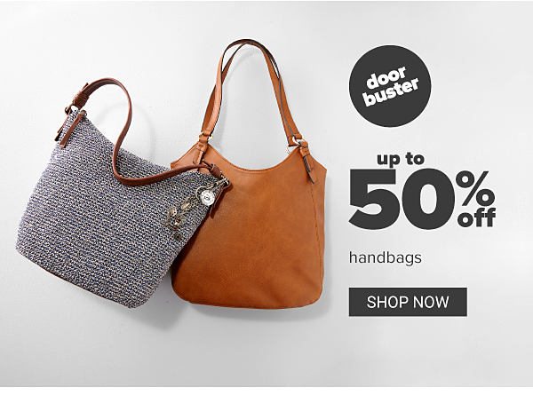 Up to 50% off Handbags - Shop Now