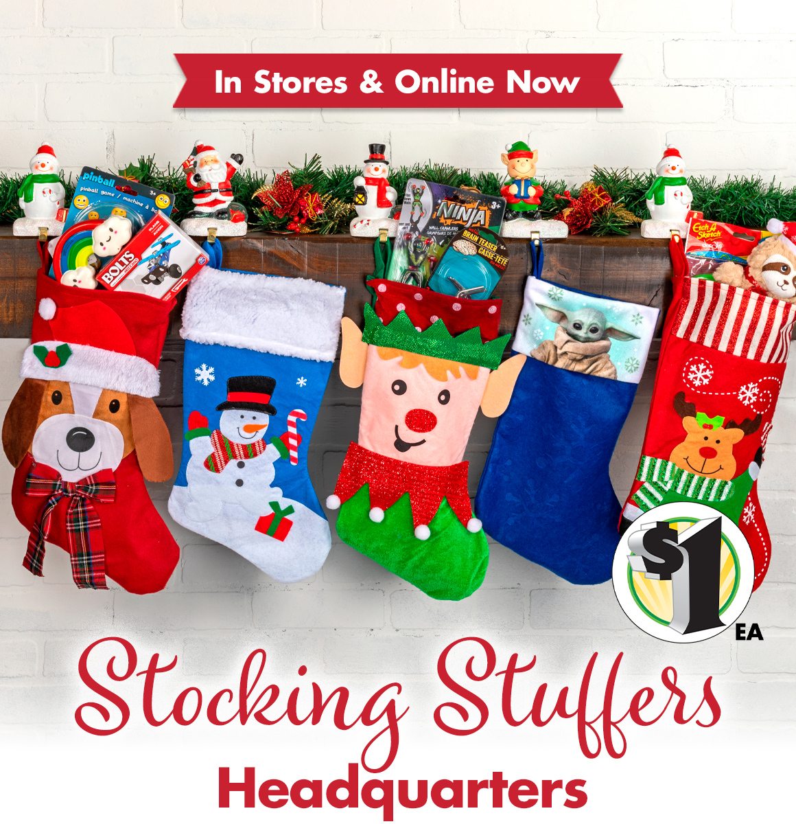 Dollar Tree: Christmas Decor & Stocking Stuffers Only $1.00