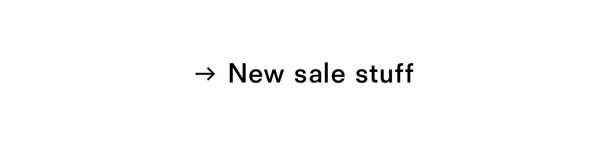 New sale stuff