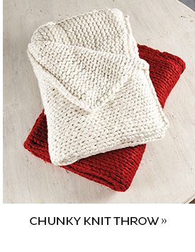 Chunky Knit Throw