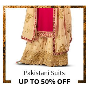 Pakistani Suits Up to 50%. Shop!