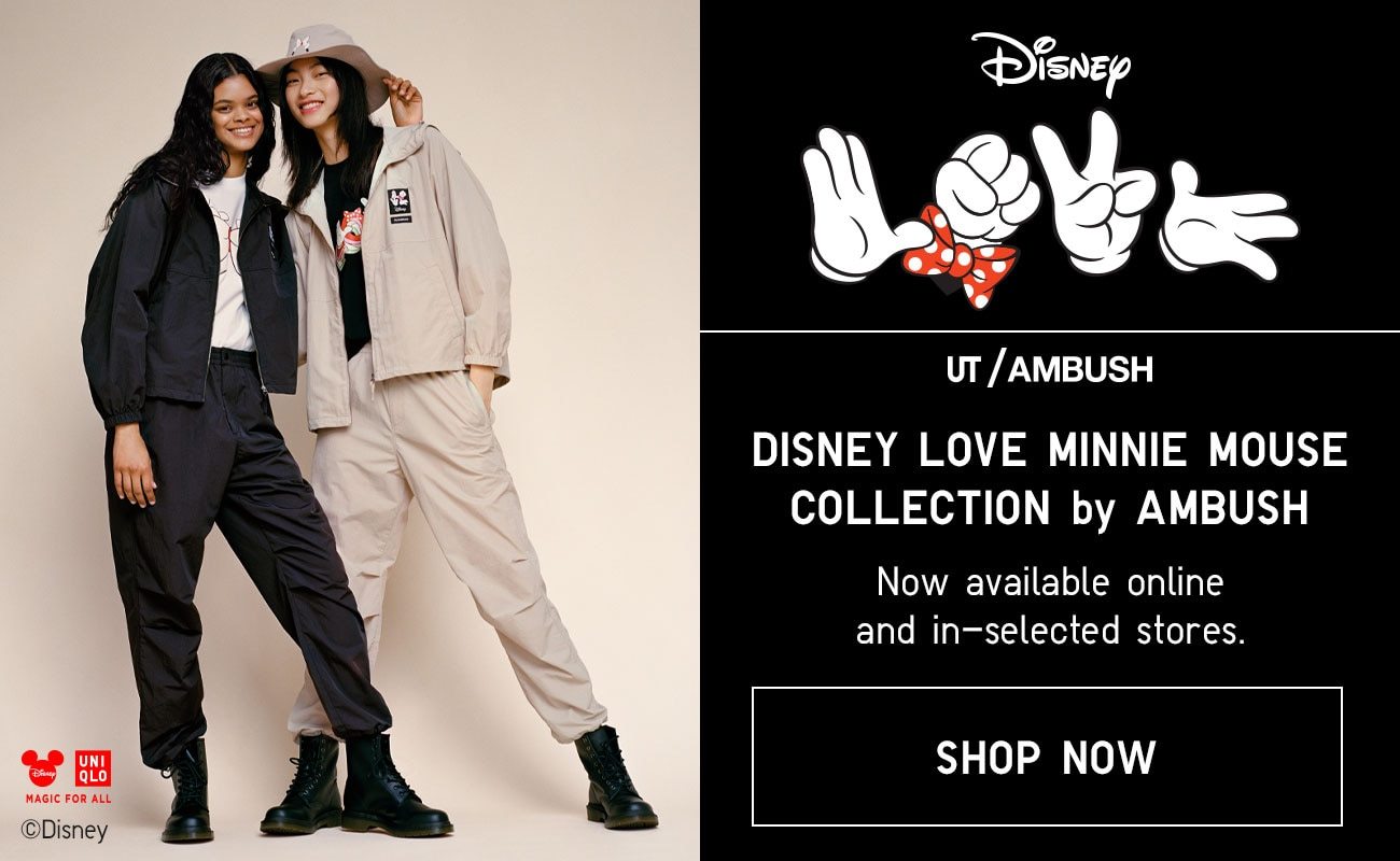 DISNEY LOVE MINNIE MOUSE COLLECTION BY AMBUSH