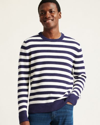 Cotton Cashmere Crew Neck Sweater