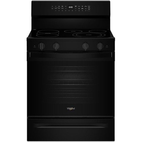 Whirlpool 5.3 Cu Ft Single Oven Electric Range - Black