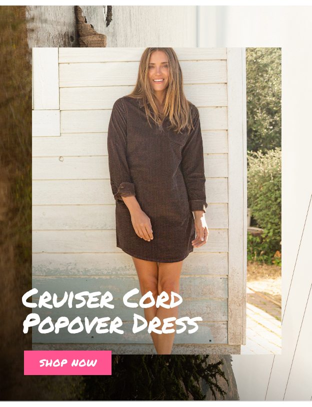 Cruiser Cord Popover Dress