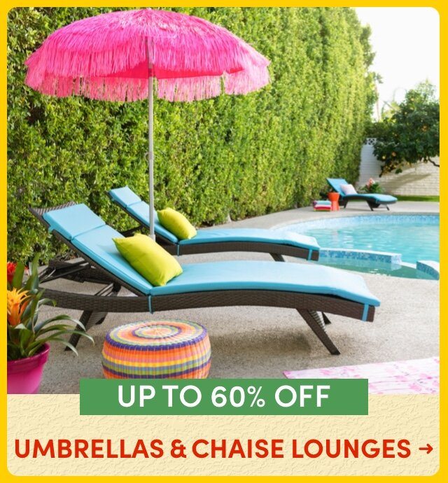 Umbrellas & Chaises