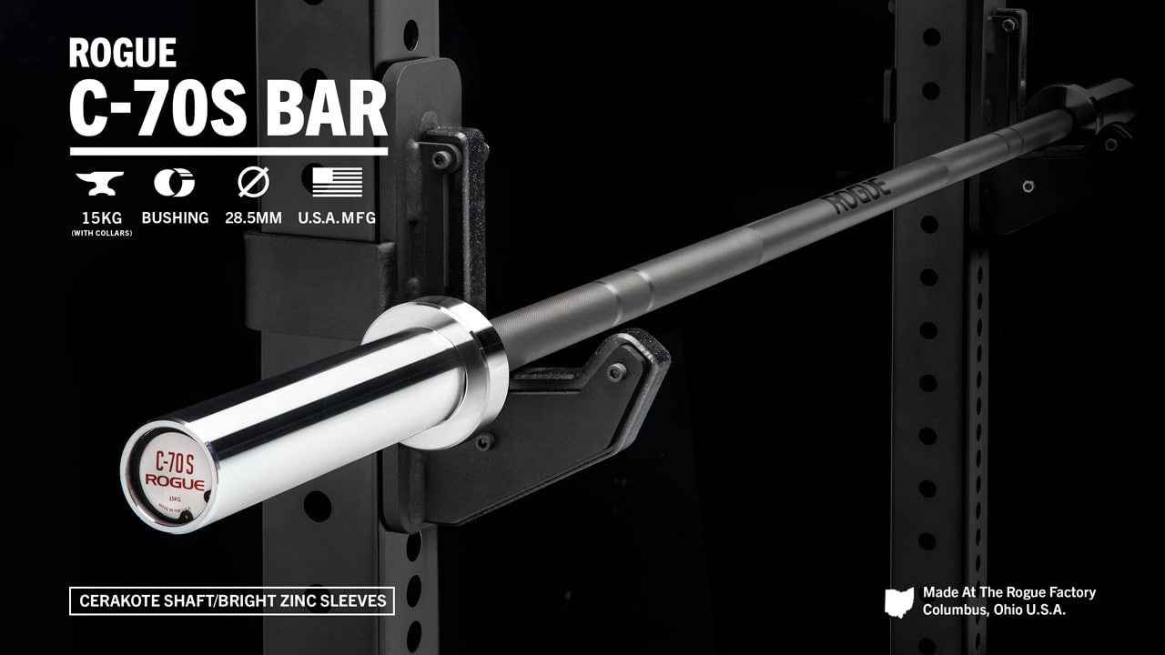 Just Launched: Limited Edition Rogue C-70S Bar, Rackable Curl Bar ...