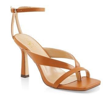 Strappy Square Toe High Heel Sandals