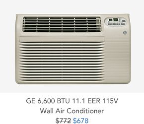 Shop GE 6,600 BTU 11.1 EER 115V Wall Air Conditioner