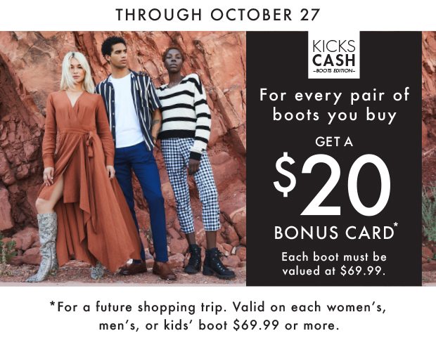 $20 BONUS CARD 