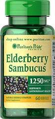 Elderberry Sambucus 1250 mg