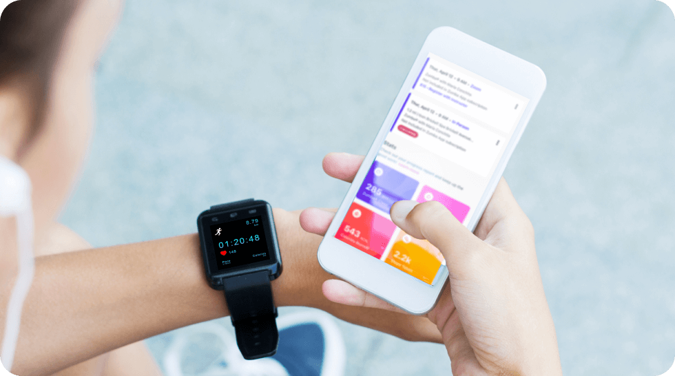 Zumba App with watch