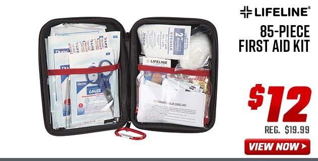 Lifeline 85-Piece First Aid Kit